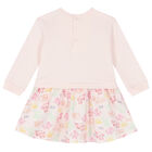 Baby Girls Pink Animals Dress, 1, hi-res